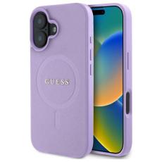 Guess - Guess iPhone 16 6.1 Mobilskal MagSafe MagSafe Saffiano - Lila
