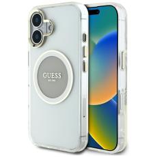 Guess - Guess iPhone 16 Mobilskal MagSafe IML Colored Circle - Grå