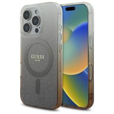 Guess - Guess iPhone 16 Pro 6.3 Mobilskal MagSafe IML Glitter Gradient - Brun