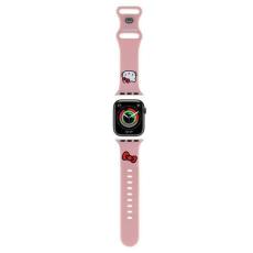 Hello Kitty - Hello Kitty Apple Watch 42/44/45/49mm Armband Silikon - Rosa