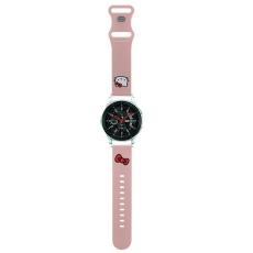 Hello Kitty - Hello Kitty Galaxy Watch 46mm Armband Silikon Kitty - Rosa