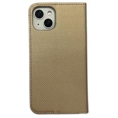 No name - iPhone 14 Pro Max Plånboksfodral Smart Magnet - Guld
