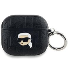 KARL LAGERFELD - Karl Lagerfeld AirPods 3 Skal Monogram Karl Head - Svart