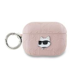 KARL LAGERFELD - Karl Lagerfeld AirPods Pro 2 Skal Monogram Choupette Head - Rosa