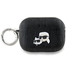 KARL LAGERFELD - Karl Lagerfeld AirPods Pro 2 Skal Monogram Choupette Head Svart