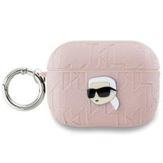 KARL LAGERFELD - Karl Lagerfeld AirPods Pro 2 Skal Monogram Karl Head - Rosa