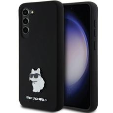 KARL LAGERFELD - Karl Lagerfeld Galaxy S24+ Mobilskal MagSafe Silikon Choupette Pin