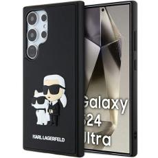 KARL LAGERFELD - Karl Lagerfeld Galaxy S24 Ultra Mobilskal MagSafe 3D Rubber - Svart