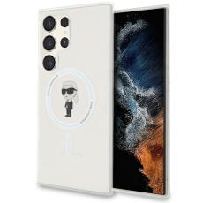 KARL LAGERFELD - Karl Lagerfeld Galaxy S24 Ultra Mobilskal MagSafe Silikon Ikonik Pin