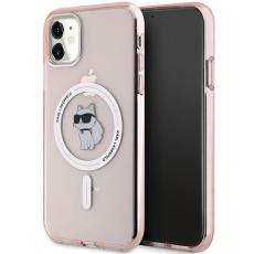 KARL LAGERFELD - Karl Lagerfeld iPhone 11/XR Skal MagSafe IML Choupette Rosa
