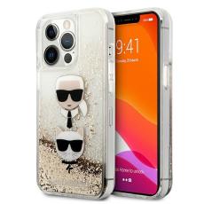 KARL LAGERFELD - Karl Lagerfeld iPhone 13 Pro Max Skal MagSafe Glitter Guld