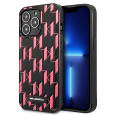KARL LAGERFELD - Karl Lagerfeld iPhone 13 Pro Max Skal MagSafe Monogram Plaque Rosa