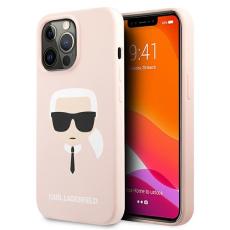 KARL LAGERFELD - Karl Lagerfeld iPhone 13 Pro Max Skal MagSafe Silicone Karls Ljusrosa