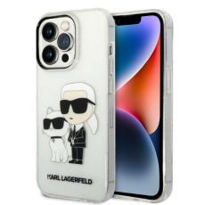 KARL LAGERFELD - Karl Lagerfeld iPhone 14 Pro Max Skal MagSafe Glitter Transparent