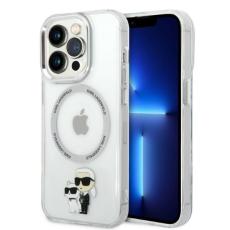 KARL LAGERFELD - Karl Lagerfeld iPhone 14 Pro Max Mobilskal MagSafe Karl&Choupette