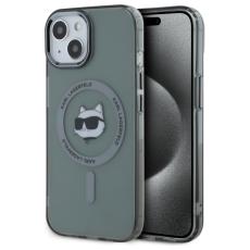 KARL LAGERFELD - Karl Lagerfeld iPhone 15 Mobilskal MagSafe MagSafe IML Metal Choupette