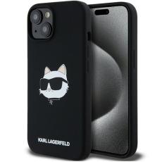 KARL LAGERFELD - Karl Lagerfeld iPhone 15 Mobilskal MagSafe Silicone Choupette Head