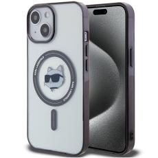 KARL LAGERFELD - Karl Lagerfeld iPhone 15 Plus Mobilskal MagSafe IML Choupette`s Head