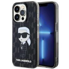 KARL LAGERFELD - Karl Lagerfeld iPhone 15 Pro Max Skal MagSafe Monogram Ikonik Svart