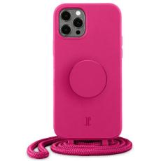 Just Elegance - Just Elegance iPhone 12/12 Pro Skal MagSafe PopGrip Orchid Flower