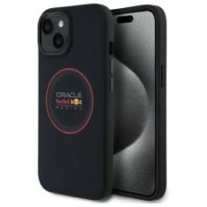 Red Bull - Red Bull iPhone 15 Mobilskal MagSafe Leather Red Ring Marinblå