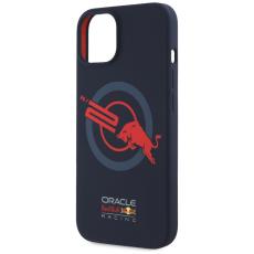 Red Bull - Red Bull iPhone 15 Mobilskal MagSafe MagSafe Logo Red Lining - Marinblå