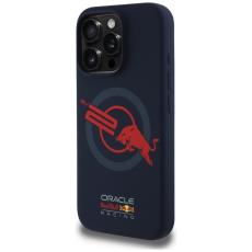 Red Bull - Red Bull iPhone 15 Pro Mobilskal MagSafe Logo Red Lining - Marinblå