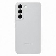 Samsung - Samsung Galaxy S22 Mobilskal MagSafe Läder - Ljusgrå