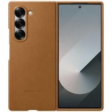 Samsung - Samsung Galaxy Z Fold 6 Mobilskal MagSafe Eco-Läder - Tan