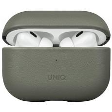 UNIQ - UNIQ AirPods Pro 2 Skal Äkta Läder Terra - lichen green