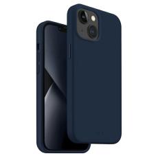 UNIQ - UNIQ iPhone 14 Plus Mobilskal MagSafe Lino - Marinblå