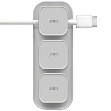 UNIQ - UNIQ Pod Mag Magnetisk Kabelhållare med bas – Grå