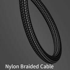 USAMS - USAMS Kabel flätad U5 2A microUSB 1.2m röd SJ224USB02
