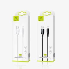 USAMS - USAMS Kabel U18 lightning 2A Snabbladdning 1m vit SJ266USB02