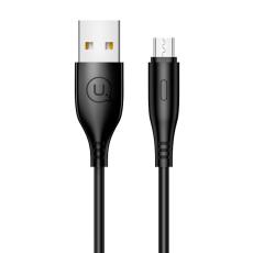 USAMS - USAMS Kabel U18 microUSB 2A Snabbladdning 1m svart SJ268USB01