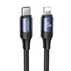 USAMS - USAMS Kabel U71 USB-C–Lightning 2m 20W (US-SJ522) - Svart
