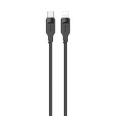 USAMS - USAMS Kabel USB-C–Lightning 20W 1,2m Lithe (US-SJ566) - Svart