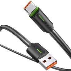 USAMS - USAMS Kabel USB-C 3A YU-serie 1m (US-SJ732) - Svart