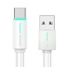 USAMS - USAMS Kabel USB-C 3A YU-serie 1m (US-SJ732) - Vit