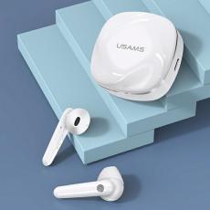 USAMS - USAMS SD-serie Bluetooth Hörlurar 5.0 TWS - Vit
