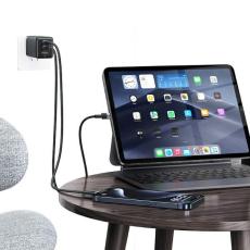USAMS - USAMS SJ724 USB-C/USB-C Kabel 60W 1,2 m (US-SJ724) – Stål