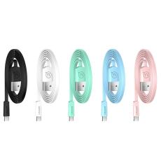USAMS - USAMS U2 USB-C Kabel platt 1,2 m SJ200TC02 - Vit