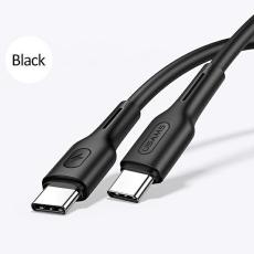 USAMS - USAMS U43 USB-C/USB-C Kabel 100W PD 5A 1.2m SJ459USB01 - Svart