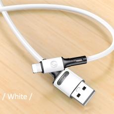 USAMS - USAMS U52 Lightning Kabel 2A 1 m SJ434USB01 - Vit