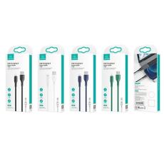 USAMS - USAMS U68 Lightning Kabel 2A 1 m SJ500USB02 - Vit