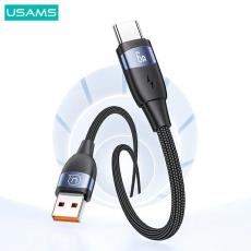 USAMS - USAMS U85 USB till USB-C Kabel 6A 2 m SJ631USB02 (US-SJ631) – Lila