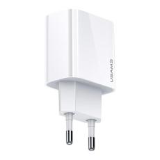 USAMS - USAMS Väggladdare 1xUSB-C T34 20W 5V-3A PD3.0 (US-CC118) – Vit