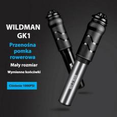 WildMan - WILDMAN FK1 Cykelpump aluminium hand - Svart