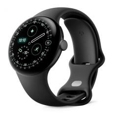 Google - Google Pixel Watch 4 45mm Wi-Fi Matt Svart/Obsidian