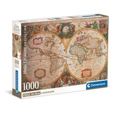 CLEMENTONI - CLEMENTONI Pussel 1000 Pcs CB High Quality Collection Old Map